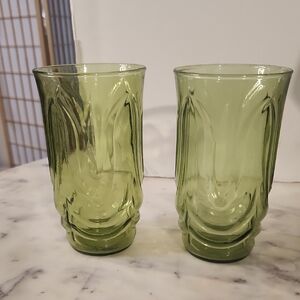 Vintage | Anchor Hocking Colonial Tulip Tumblers 1960's